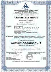 Certifikt S1 ZSL