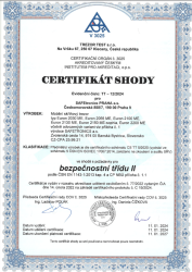 Certifikt II. bezpenostnej triedy